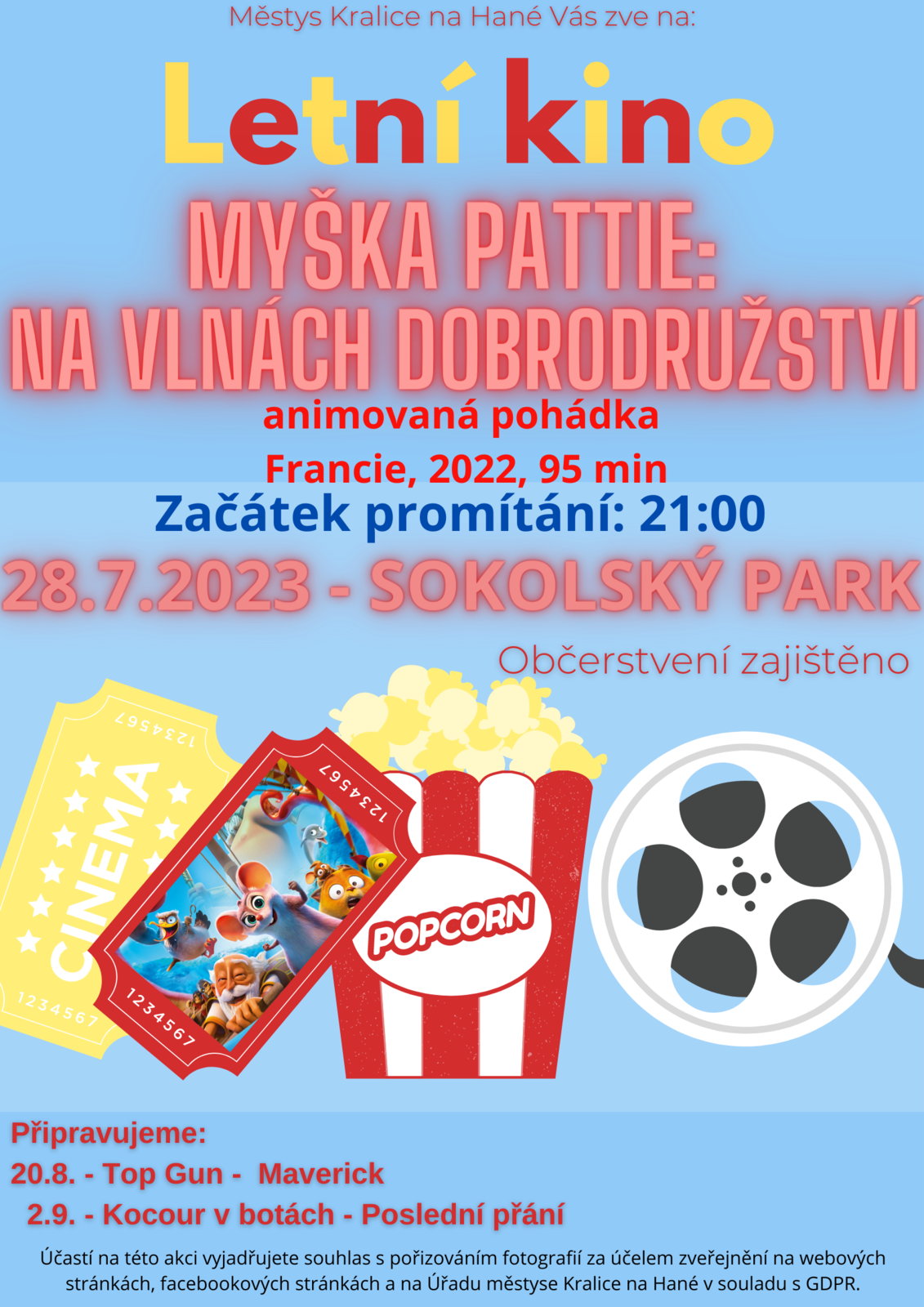 Letní kino Plakát - Myška Pattie.png